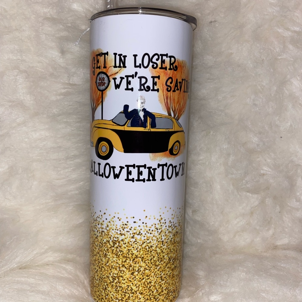 Halloween town tumbler